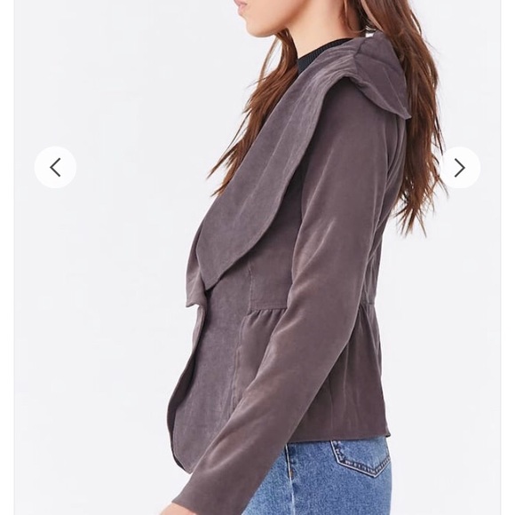 Grey button jacket - Picture 3 of 3